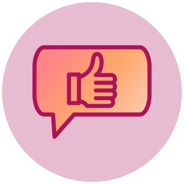  Geribildirim ağ simgesi, vektör illüstrasyonu  