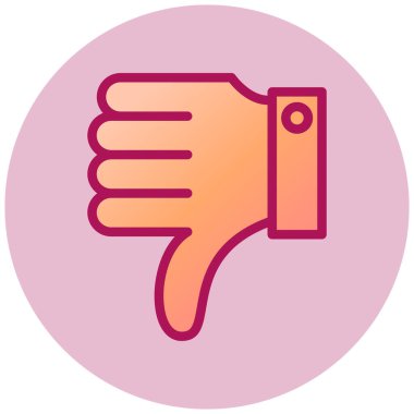 başparmak Web simgesi, vektör çizim  