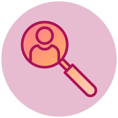 Arama Kişi web simgesi, vektör illüstrasyonu  