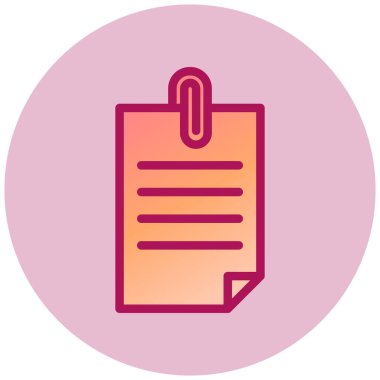 Yapışkan Not ağ simgesi, vektör illüstrasyonu  