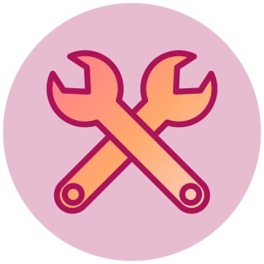 Web simgesi, vektör çizim anahtarı  