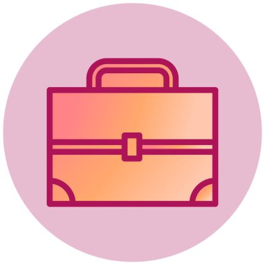 Evrak Çantası'nı web simgesi, vektör çizim  