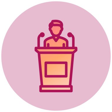  Lider ağ simgesi, vektör illüstrasyonu  