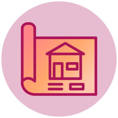 Mavi Yazdırma Ağ simgesi, vektör illüstrasyonu 