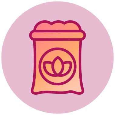 Gübre ağı simgesi, vektör illüstrasyonu 