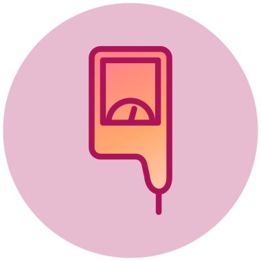 Nitrat Test Ağı simgesi, vektör illüstrasyonu 