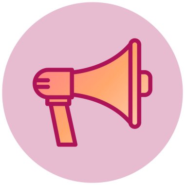 Pazarlama web simgesi, vektör illüstrasyonu 