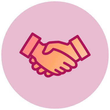 El sıkışma web simgesi, vektör illüstrasyonu 