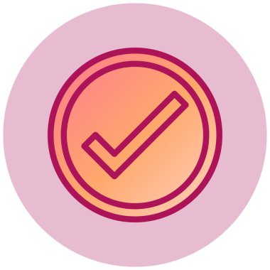 Başarı web simgesi, vektör illüstrasyonu 