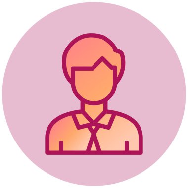 patron web simgesi, vektör illüstrasyonu 