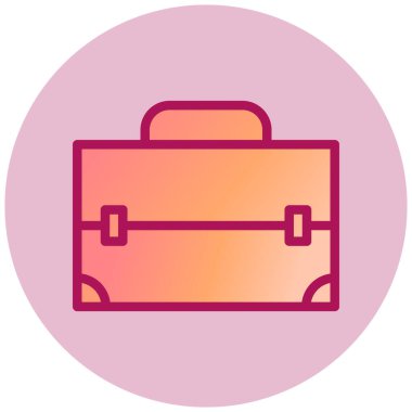  Evrak Çantası'nı web simgesi, vektör çizim 