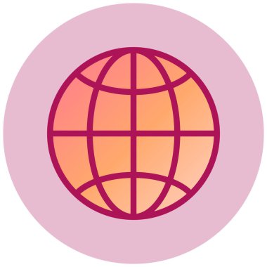 Web sitesi simgesi, vektör illüstrasyonu 