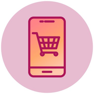  Çevrimiçi Depolama web simgesi, vektör illüstrasyonu 