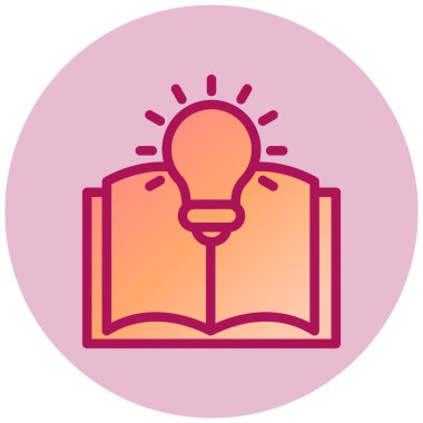 Web simgesi öğrenme, illüstrasyon vektör 