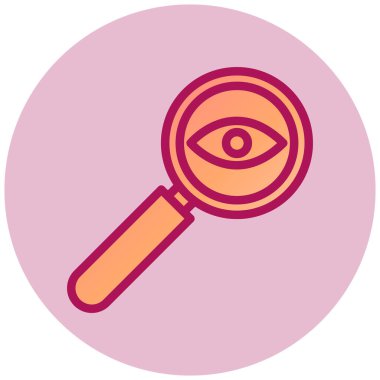 vizyon web simgesi, vektör illüstrasyonu 