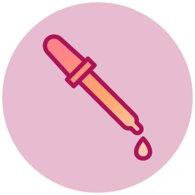 Damlatıcı vektör simgesi modern basit tasarım