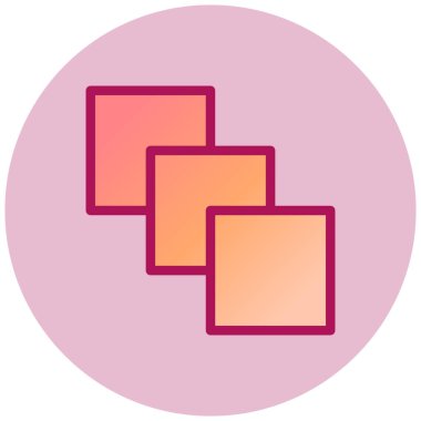 Basit bir simgenin vektör illüstrasyonu