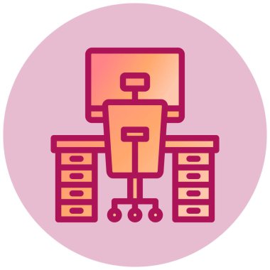 Ofis koltuğu. Basit tasarım