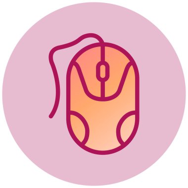 Fare. Web simgesi basit illüstrasyon