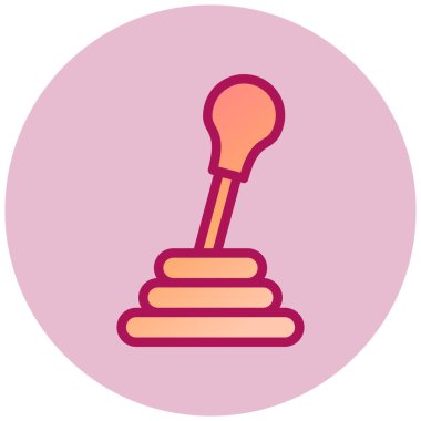 Oyun kolu. Web simgesi basit illüstrasyon