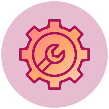 Ayarlar. Web simgesi basit tasarım