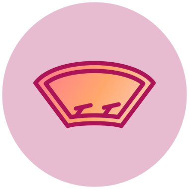 Yüz maskesi. Basit tasarım