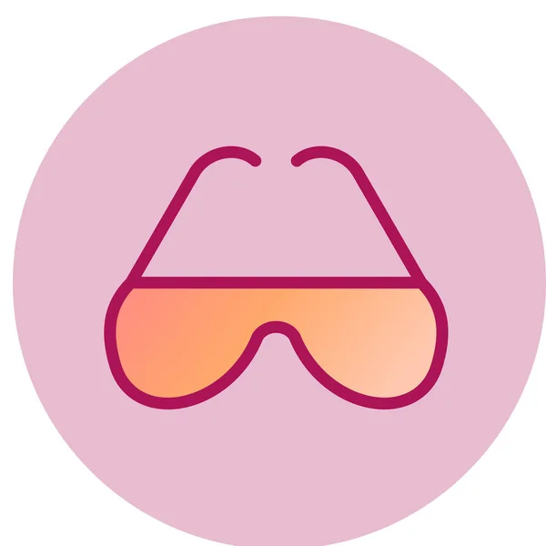 Gafas Seguridad Icono Simple Ilustración Vectorial — Vector de stock