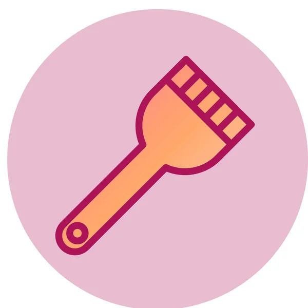 Pastry Brush Simple Icon Vector Illustration — Stockvector
