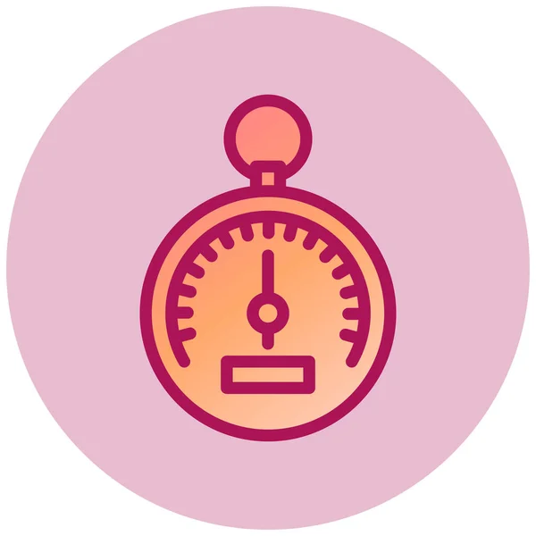 Barometer Simple Icon Vector Illustration — Archivo Imágenes Vectoriales