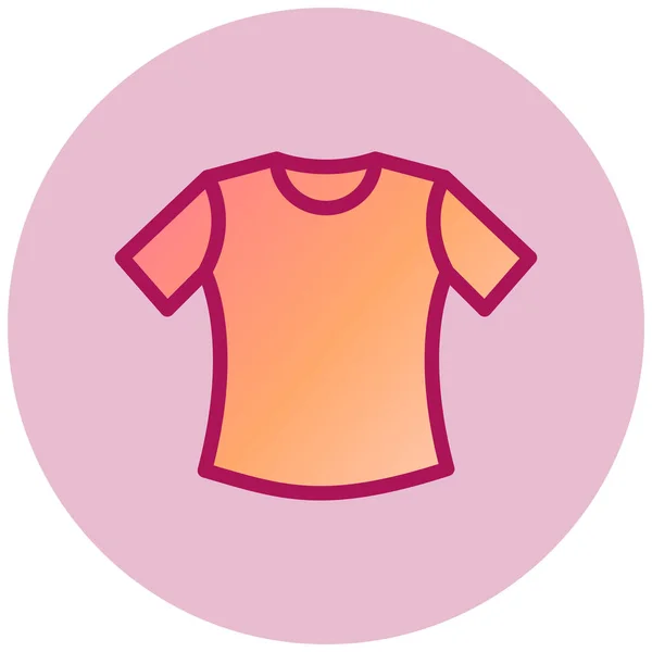 Camisa Web Ícone Ilustração Vetorial — Vetor de Stock