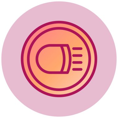 Bir kaykay simgesinin vektör çizimi