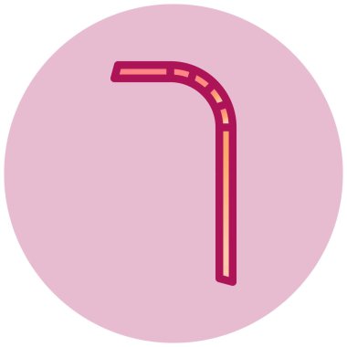 Tek bir simgenin vektör illüstrasyonu