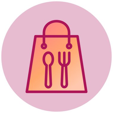 Alışveriş çantası. Basit tasarım