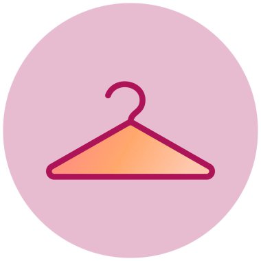 Askı. Web simgesi basit illüstrasyon