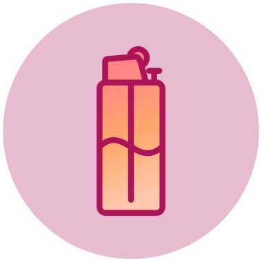 Benzersiz sprey şişe vektör simgesi