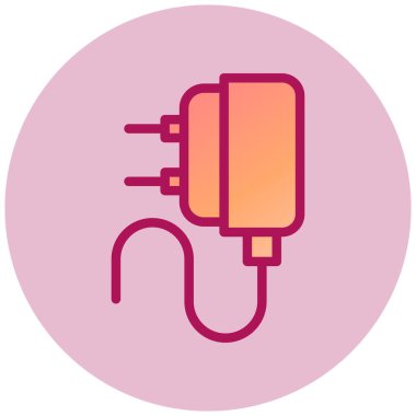 Fiş. Web simgesi basit illüstrasyon