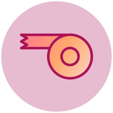 Islık. Web simgesi basit illüstrasyon