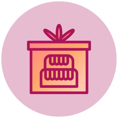 Hediye kutusu. Basit resimleme