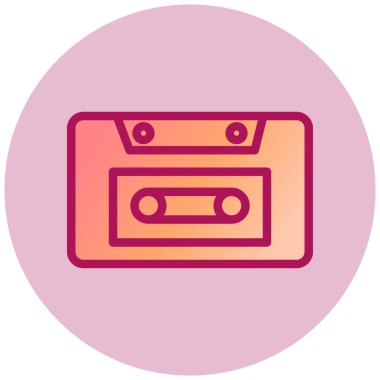 kaset teyp vektör simgesi