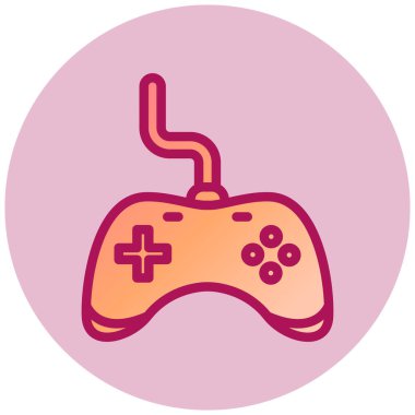 Oyun kolu. Web simgesi basit illüstrasyon