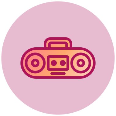 Müzik. Web simgesi basit tasarım