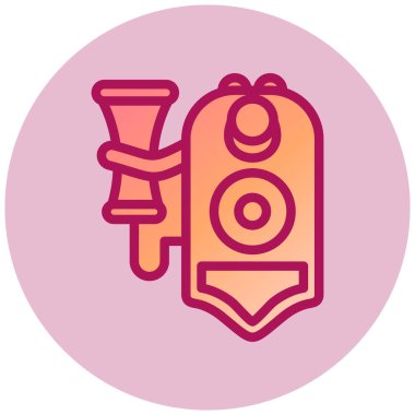 robot. Web simgesi basit illüstrasyon