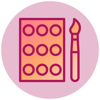 Kalem. Web simgesi basit tasarım