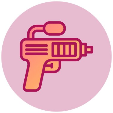 Silah. Web simgesi basit illüstrasyon