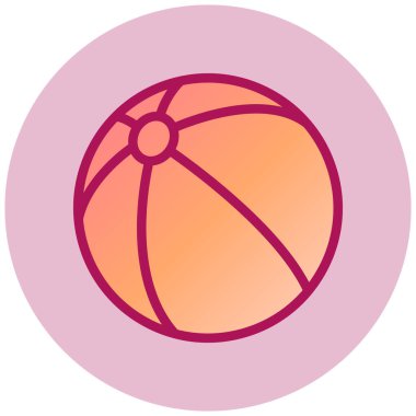 Top. Web simgesi basit illüstrasyon