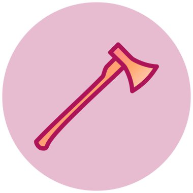 Balta. Web simgesi basit illüstrasyon