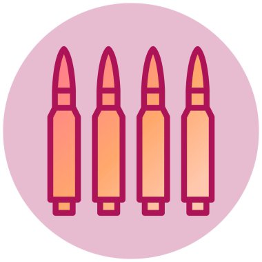 kurşun simgesi, vektör illüstrasyonu