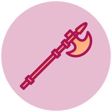 Kılıç. Web simgesi basit illüstrasyon