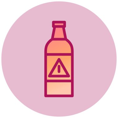 Bira ikonunun vektör illüstrasyonu