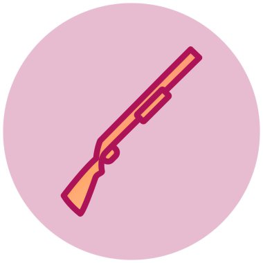 Silah simgesinin vektör illüstrasyonu